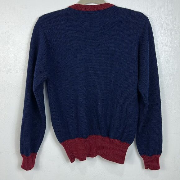 Designed By Deans Of Scotland Vintage Wool Cardigan Sweater Size S - Picture 2 of 6